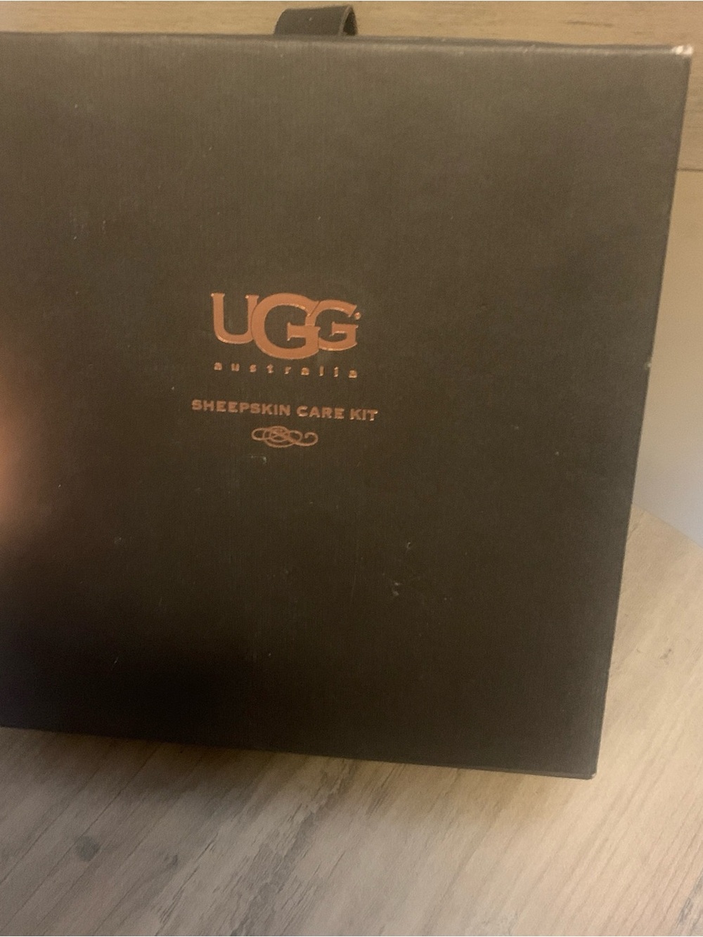 UGG Sheepskin Care Set in Cream and Brown